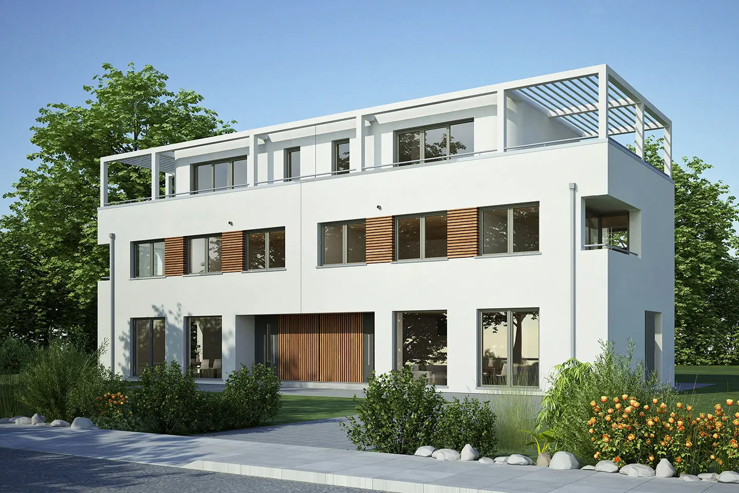 AdobeStock_77603921 Villa with pool